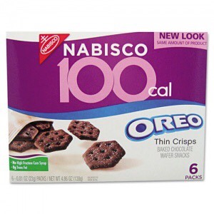 100 calories cookie packs