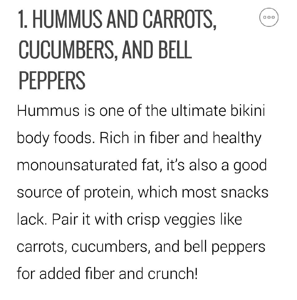 If You Want A Bikini Body, Here's the Snacks You Should be Eating!