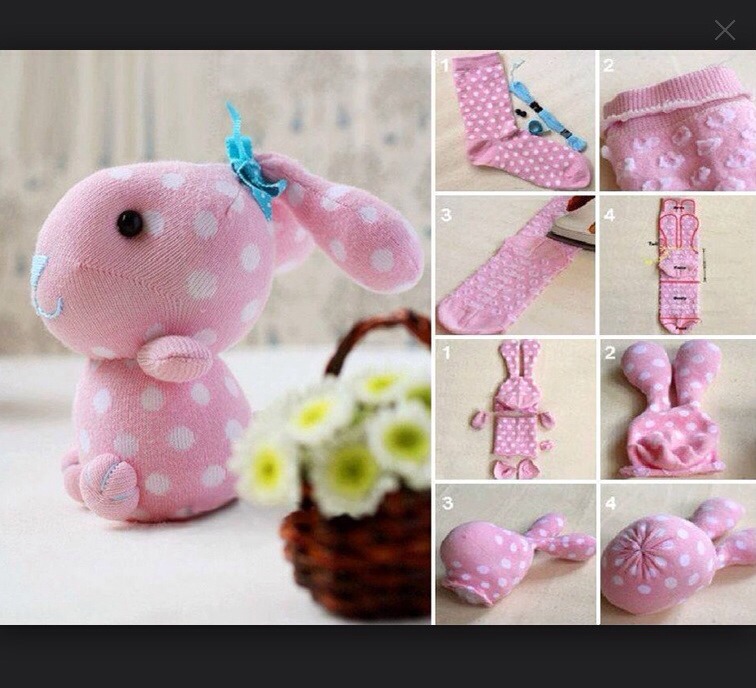 How To Make A Sock Bunny For Kids 
