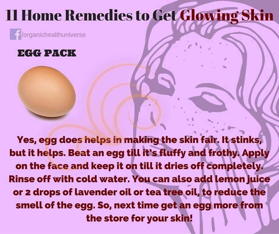 11 Home Remedies To Get Glowing Skin. 