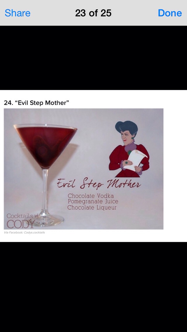 Disney cocktails 🍹