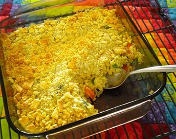 Chicken Ramen Noodle Casserole