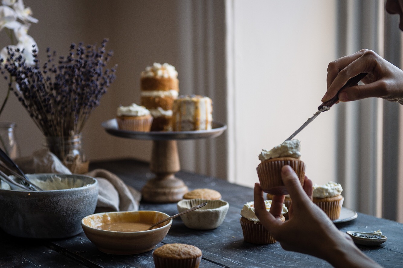 London Fog Cupcakes