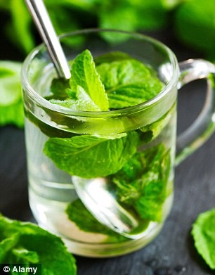 Green Tea with Ginger and Mint... A Detox Tummy Tamer