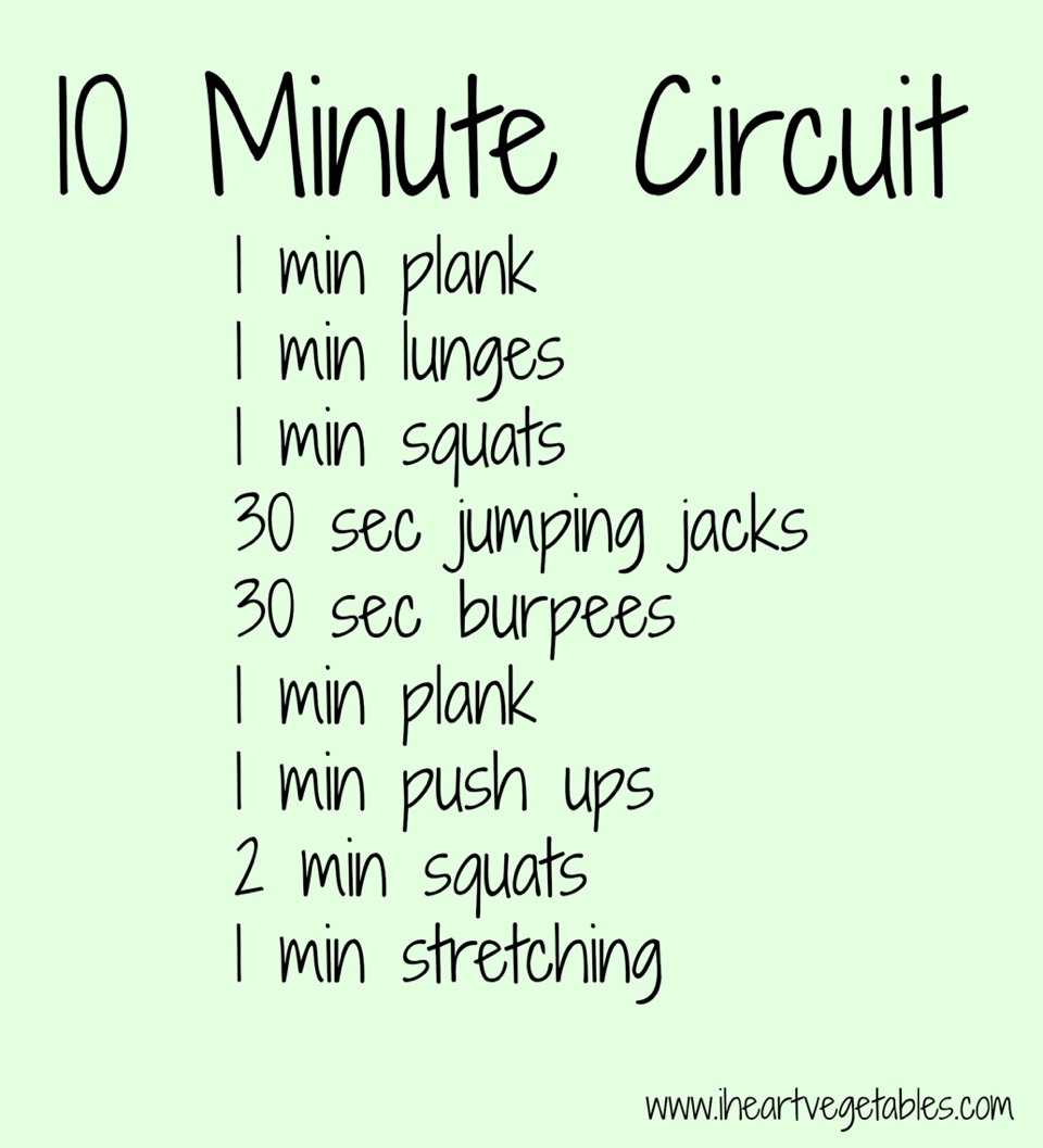 Need A Quick Workout!? Mommy On The Go!? Here's Some 10 MIN Workouts!! 