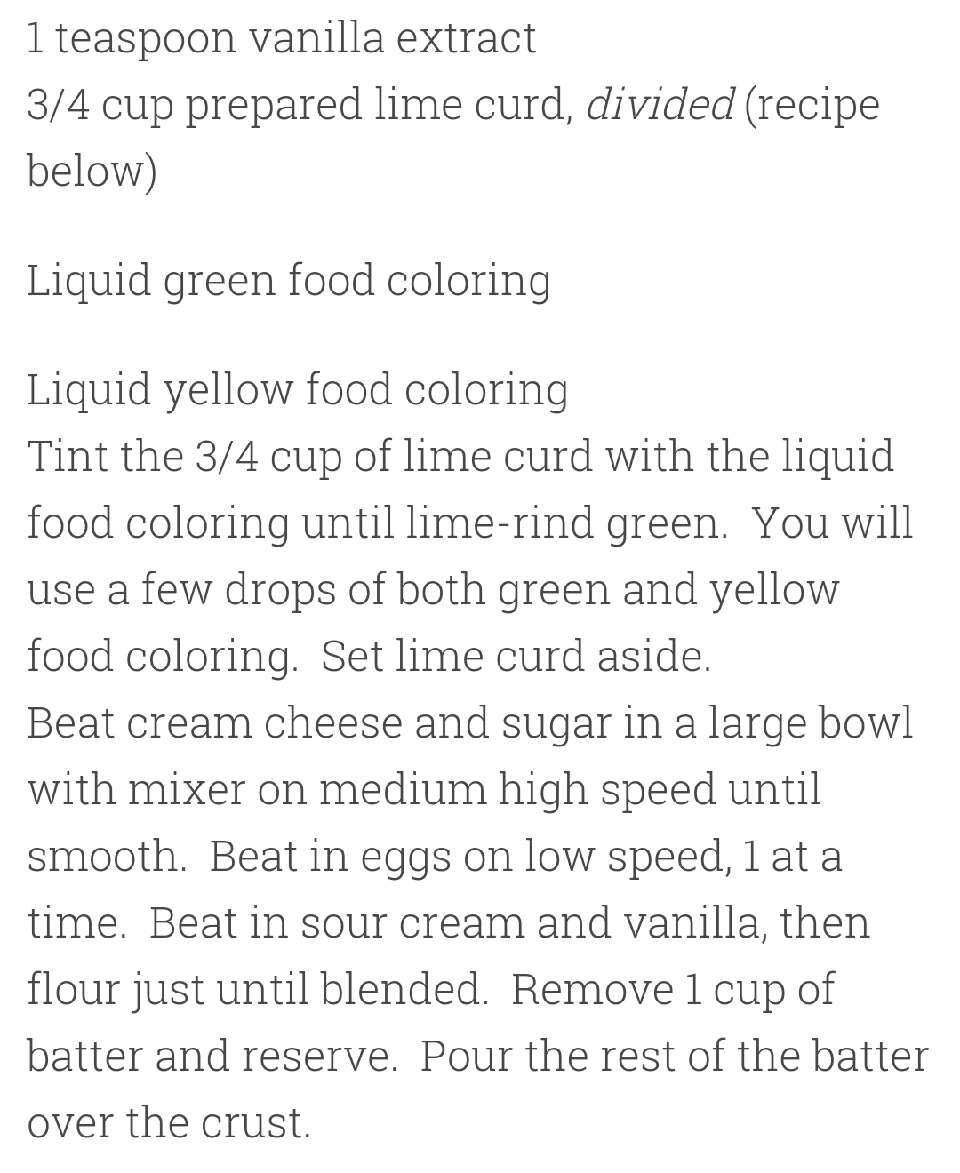 Key Lime Swirl Cheesecake Bars!!