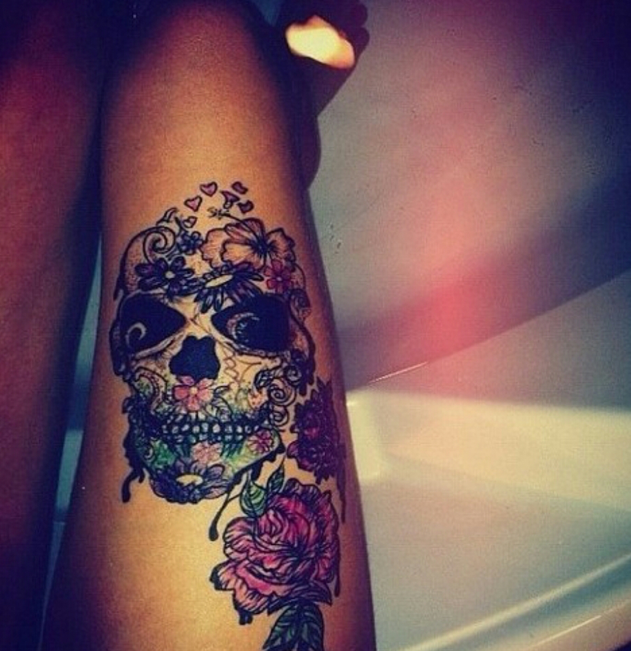 Beautiful Skull Tattoos For Women!