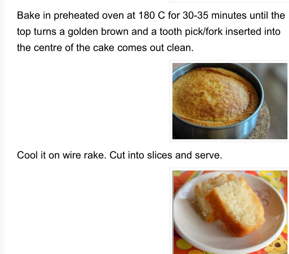 Eggless Vanilla Cake. Best For School Lunches And Tea Time. 🍞