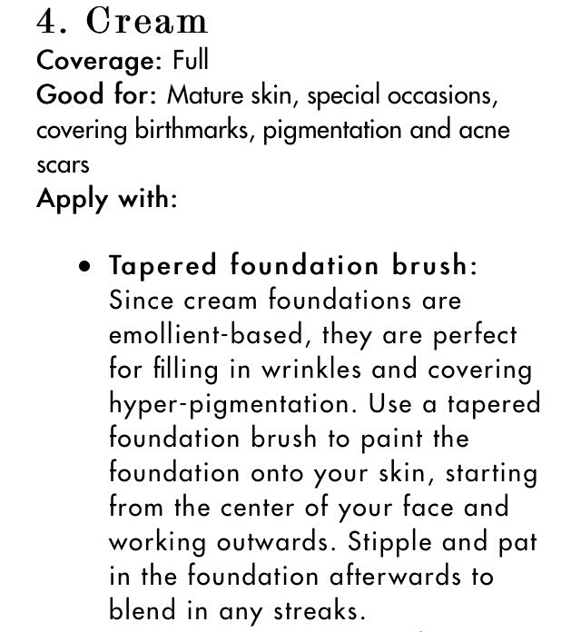 Foundation Application Guide! Liquid, Powder, Gel, Ect!!