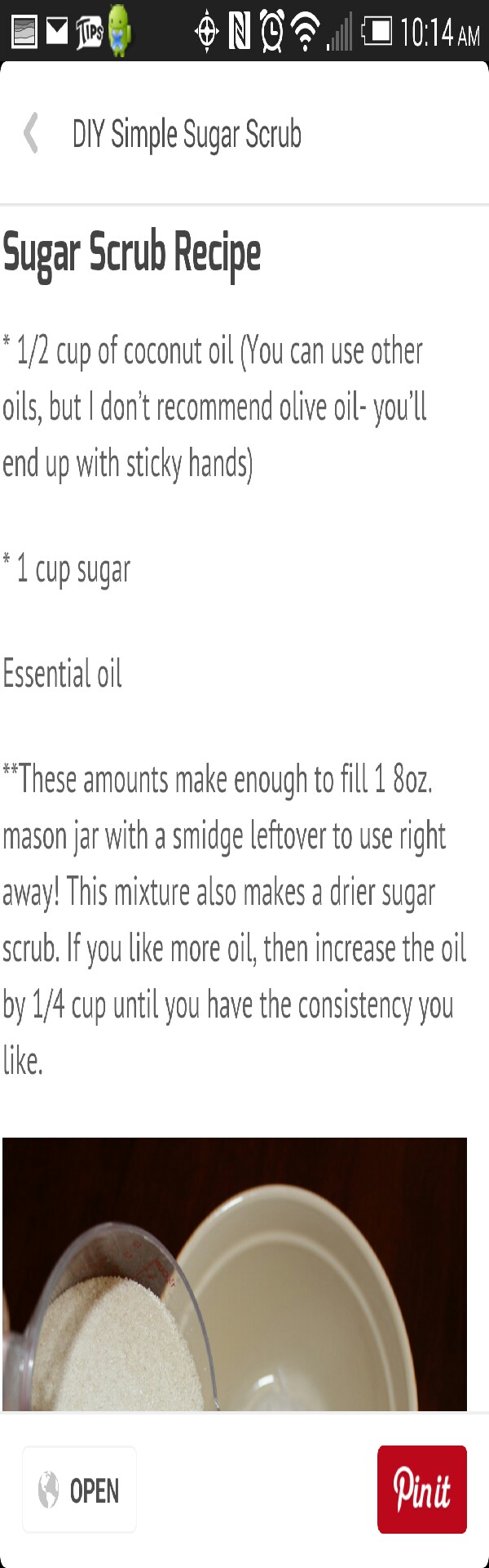 🌟Simple Organic DIY sugar scrub 🌟