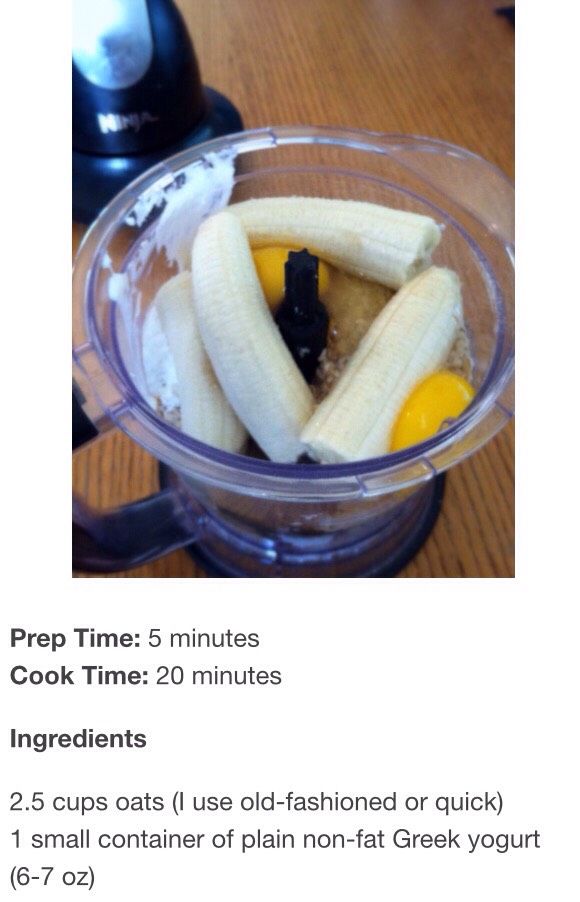 Healthy Oatmeal Banana Breakfast Muffins