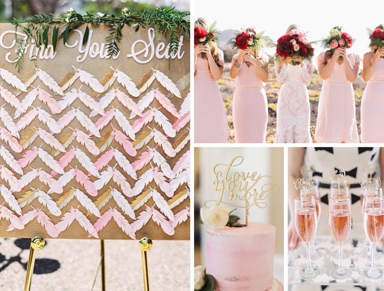 Rose Quartz + Serenity Wedding Inspiration #PantoneContest