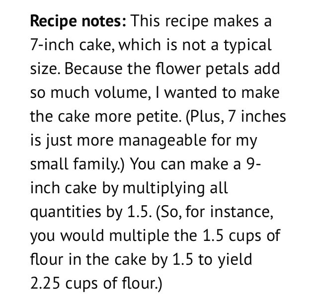Raspberry Rose Cake 