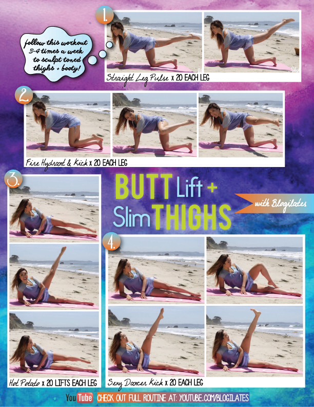 Fun Blogilates Butt Workouts👌😱