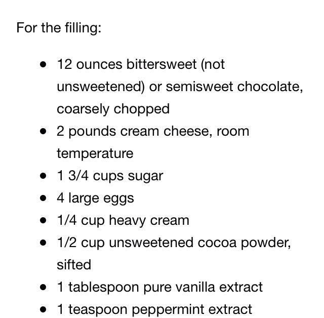 Thin Mint Cheesecake 