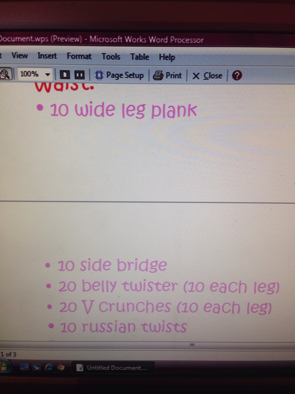 For a lovely slim waistline!