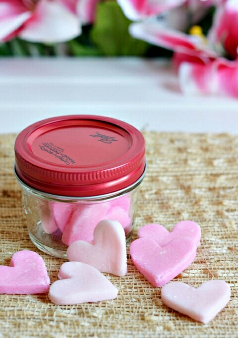 cream cheese heart mints
