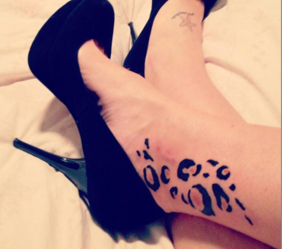 Beautiful Leopard Print Tattoos For Women!!