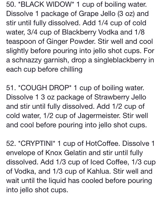 70 Jello Shot Recipes 🍸🍹