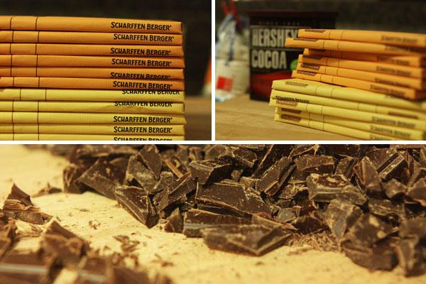 Chop chocolate into small pieces (no larger than about 3/4″ inch long) and combine in a glass bowl that is completely dry. Microwave in 30 second bursts on 50% power, stirring between each burst, ensuring that your spatula is also completely dry. Once chocolate is about 2/3 melted (there are still s