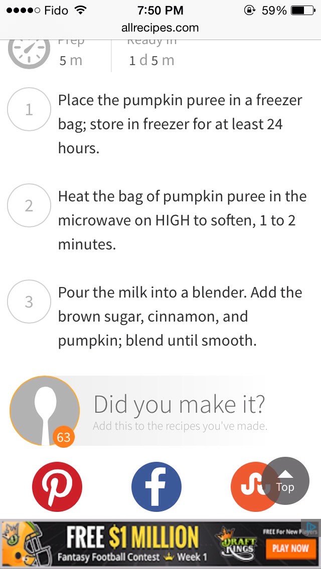 Fall Drinks