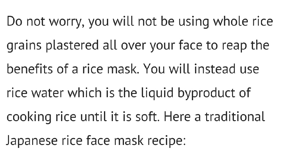 The Amazing Benefits To Your Skin With An All Natural DIY Rice Mask!