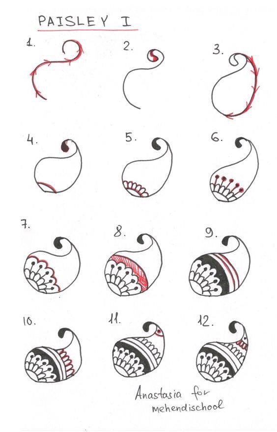 24 Step By Step Henna Tattoo Tutorials. 