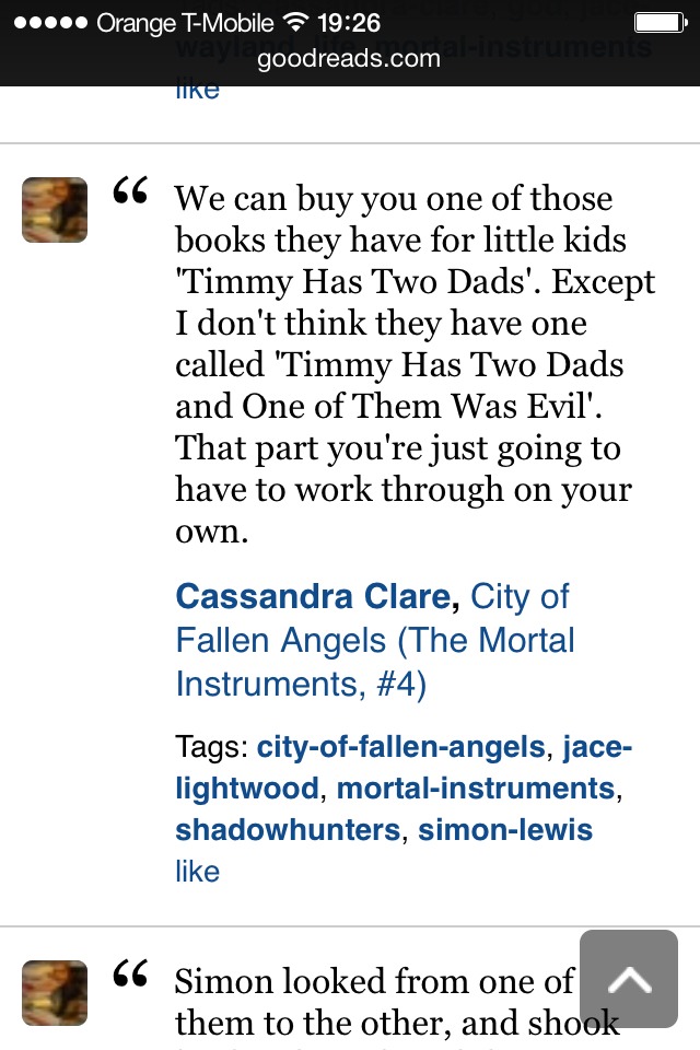 Adorable Mortal Instruments Quotes ❤️