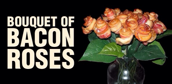 Bouquet Of Bacon Roses