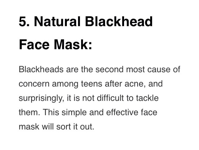 5 Simple Homemade Face Mask For Teenagers