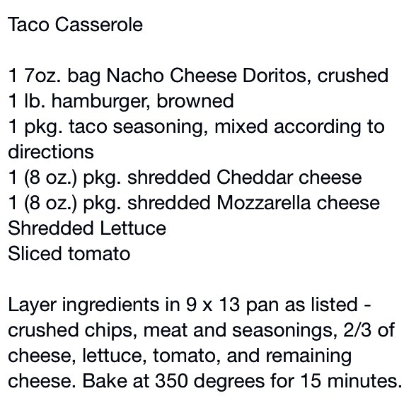 ✨💜Taco Casserole 💜✨
