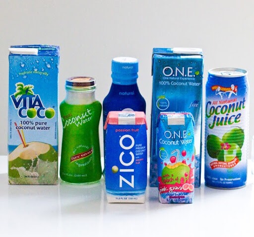 Coconut water!
It replaces your electrolytes... If you don't like the flavour of coconut water, put some in a smoothie or get a flavoured kind.
Just make sure you stay away from sports drinks... They are no better than alcohol is! 
