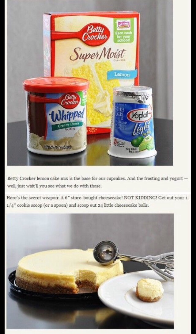 Amazing Cupcakes Recipes....and Easy No Baked Bars.....