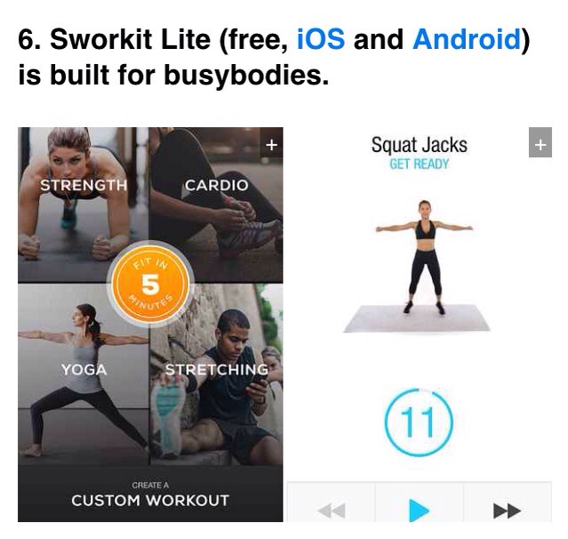 13 Free Apps That Are Better Than A Gym Membership!!