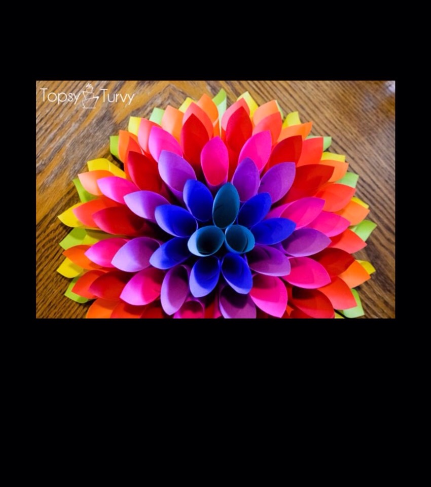 How To Make A Paper Wreath #tipit