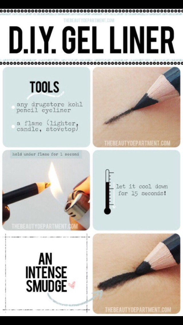 Want to make your own DIY liquid eyeliner? Follow these steps carefully and there you have it! 