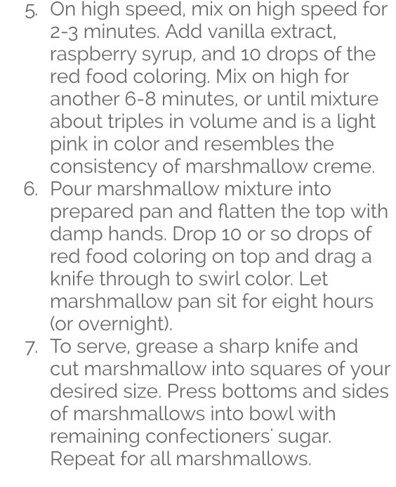 Homemade Raspberry Marshmallows! 