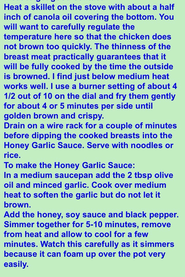 "Double Crunch Honey Garlic Chicken"😋💯