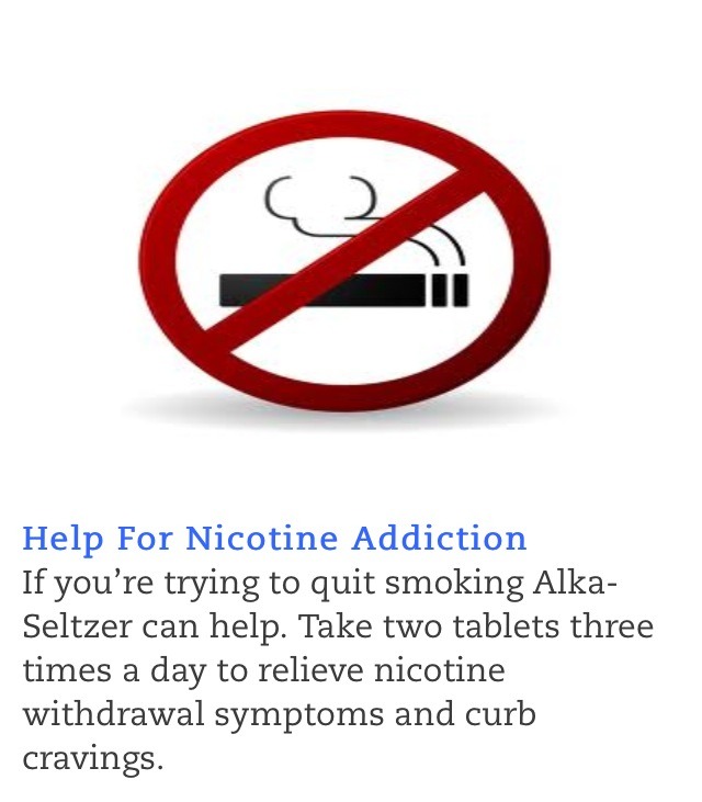 " 17 Alternative Uses For Alka- Seltzer"👌