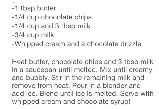 Frozen Hot Chocolate 