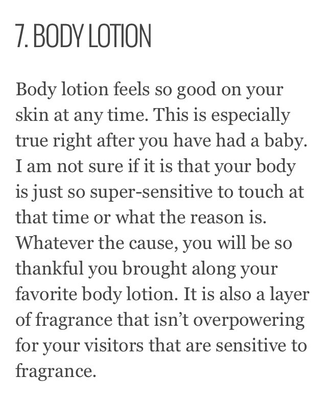 7 Must Have Things For Your Bag When Going To The Hospital For Child Birth!