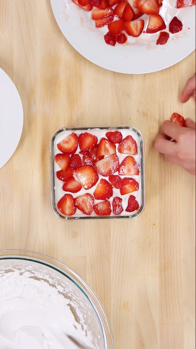 Strawberry Icebox Cake