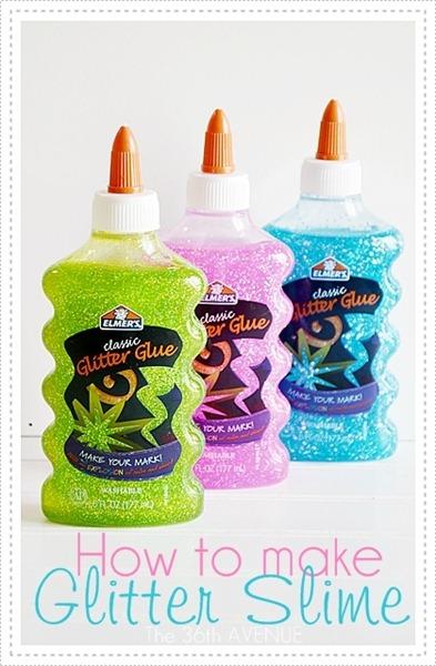 What you'll need:
1 Elmer’s Glitter Glue
1 Cup Water
1 tsp. Borax
1 Tb Water