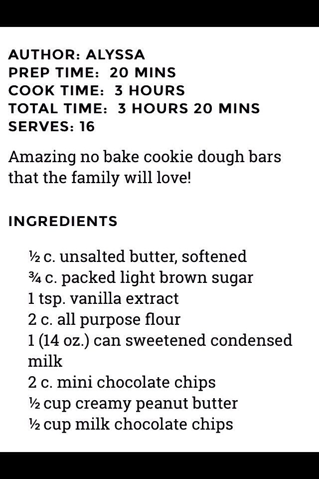 Chocolate Chip Cookie Dough Bars (eggless) 😍🍪