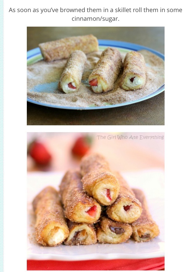 French Toast Roll-up👌