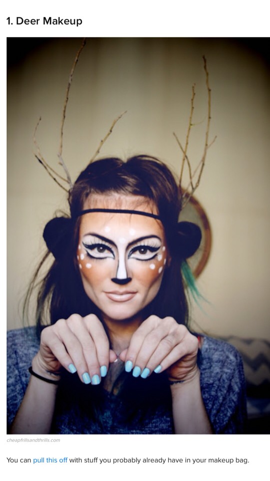 21 Incredibly Creepy Halloween Hair & Makeup Ideas! #HalloweenTip