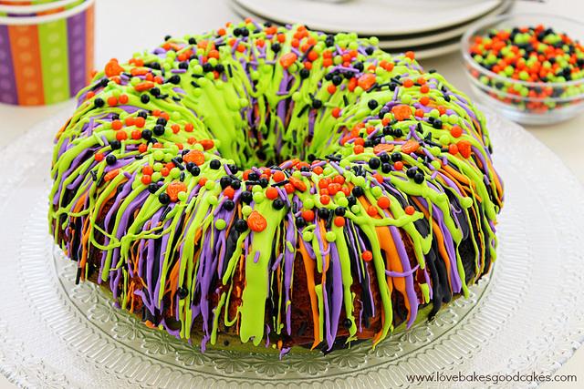 Halloween Bundt Cake 