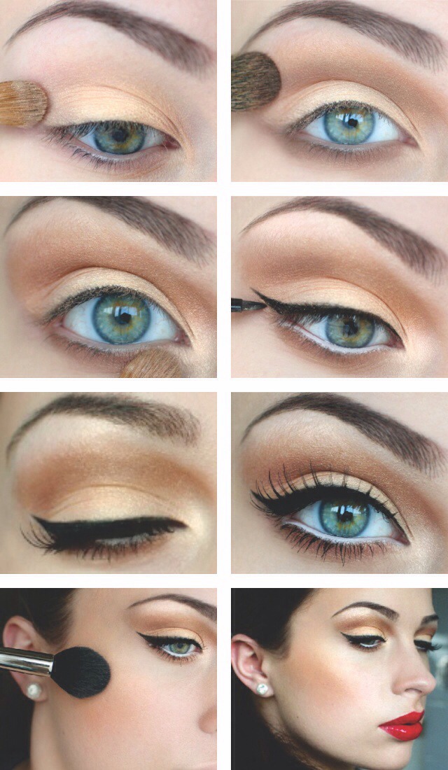 Follow these steps to get the perfect eyeliner line!