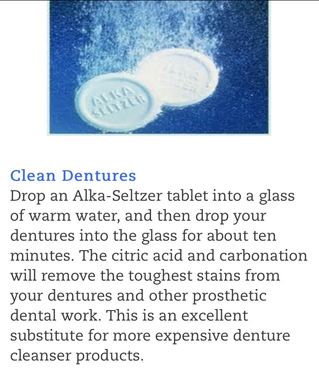 " 17 Alternative Uses For Alka- Seltzer"👌