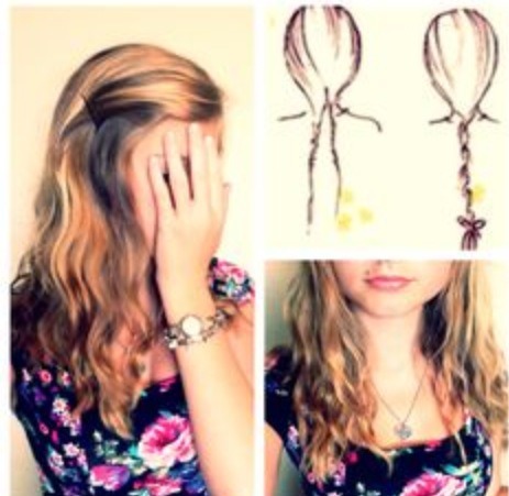 Once you wake up in the morning unravel the rope braid and you have beach waves 